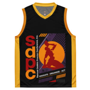 Recycled unisex basketball jersey